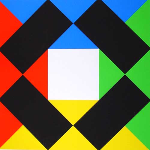 Max Bill - Composition avec centre blanc